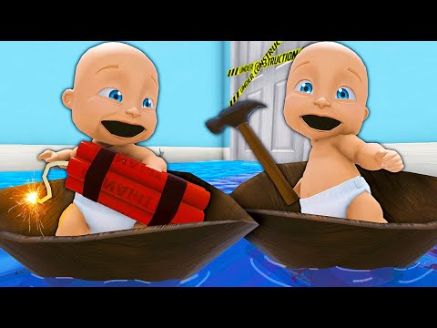 Babies Left Home Alone FLOOD the House - Who's Your Daddy 2