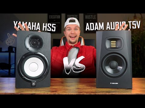 Which Studio Monitors Should You Buy?? || Yamaha HS5 vs Adam Audio T5V (Studio Monitor Comparison)