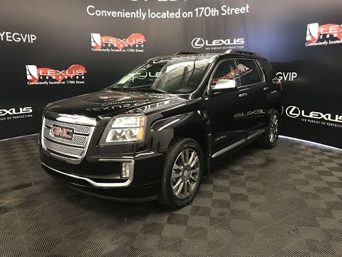 2017 GMC Terrain Denali Black Review Edmonton Alberta - Lexus of Edmonton