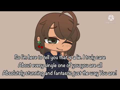 So someone said that I was just being nice for clout...