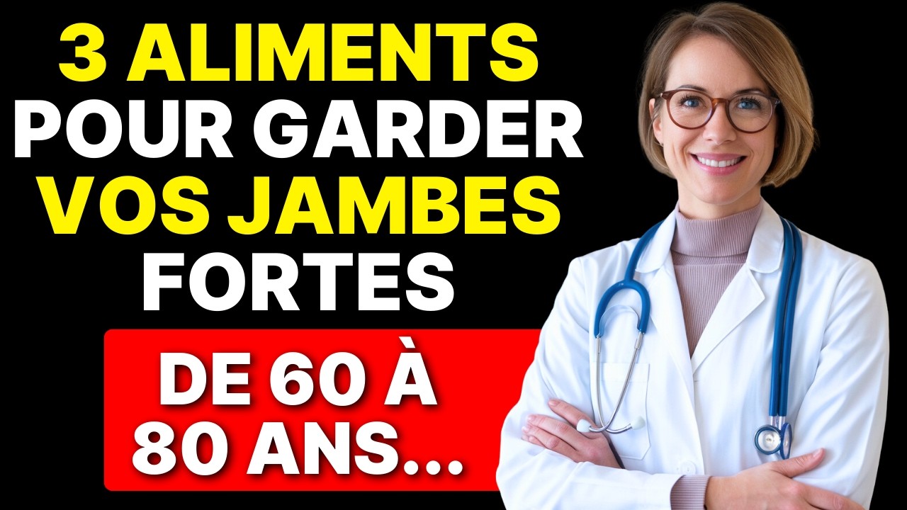 Pourquoi vos jambes deviennent-elles faibles ? Voici 3 super-aliments pour les renforcer