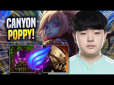 CANYON IS A BEAST WITH POPPY! - DK Canyon Plays Poppy JUNGLE vs Vi! | Season 2022
