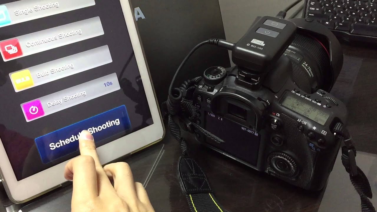 Пульт ДУ Pixel Bluetooth BG-100 для Canon 1100D, 1200D, 700D, 100D, 70D, 7D, 6D беспроводной
