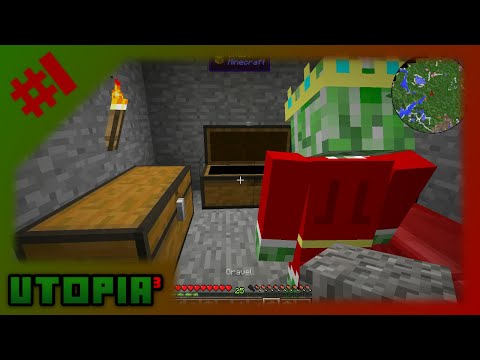 Utopia³ Complete CO-OP - EP 1 - Exploration and mining - Modded SMP