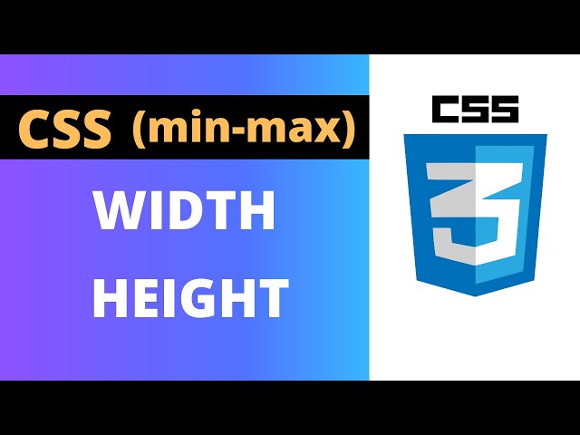 Thumbnail of Setting Box Properties: width, height, max-width, min-height lesson