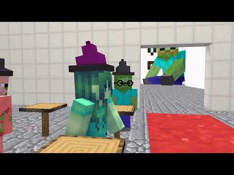 CrazyDek! Monster School  Brave Part 2   Minecraft Animation