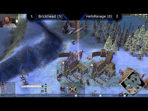 HellsRavage(8) vs Brickhead(5) - Age of Mythology: The Titans (Game 4)