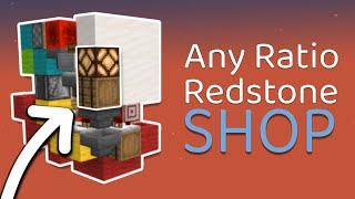 Minecraft: Customizable Redstone Item Shop [Java 1.16+]