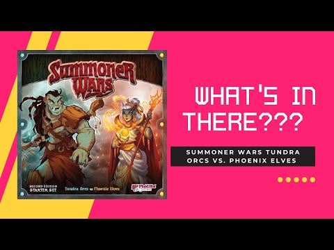 What's In There?  Summoner Wars Second Edition Starter Set: Tundra Orcs and Phoenix Elves