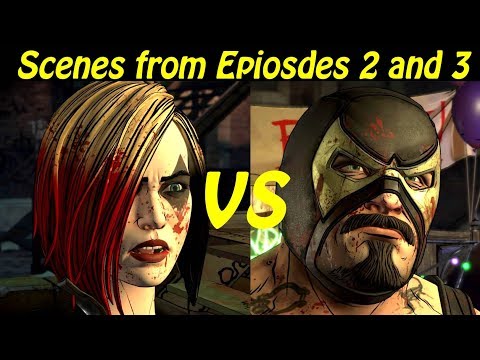 End of Episode 2 and Begining of Episode 3: Harley vs Bane - Batman The Enemy Within