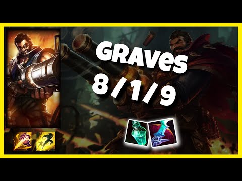 Graves vs Shyvana EU Challenger JUNGLE (8/1/9) Gameplay Replay - Patch 10.23