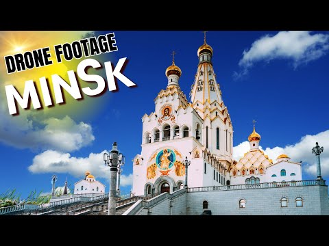 Minsk: Aerial 4K Drone Footage Tour of Belarus' Capital City