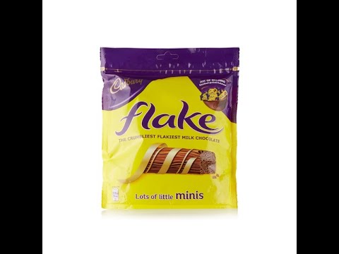 Unwrapping Cadbury Flake mini milk Chocolates | ASMR | crunchy eating sounds | no talking