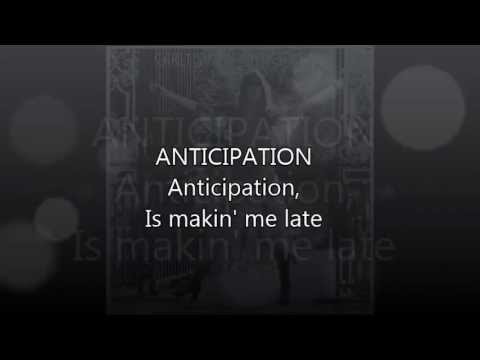 Anticipation- Carly Simon (Lyrics Video)