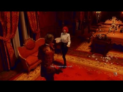 Resident Evil 4 - Ashley and Leon Flirting