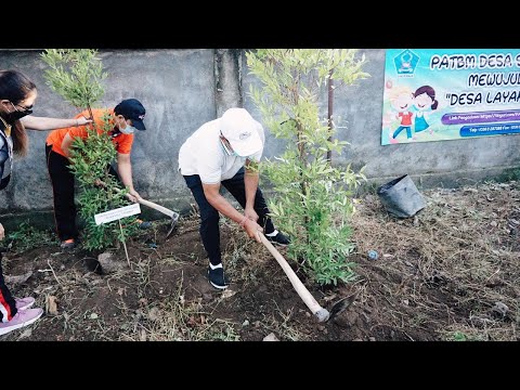 Aksi Penanaman Pohon Serta Gotong Royong Dalam Rangka Menyambut Bulan Bung Karno ke-3 Tahun 2021