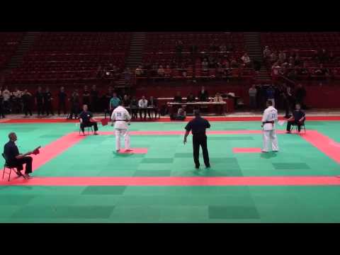 2011 European Kyokushin Karate Championship in Paris, March 26  16th fight of the day