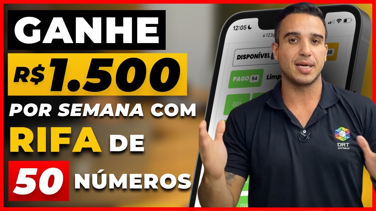 Rifa de 50 Números - Ganhe R$ 6 mil com essa Estratégia