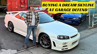 ROBIN & HIS STORY OF BUYING HIS A DREAM SKYLINE R34 IN JAPAN AT GARAGE DEFEND