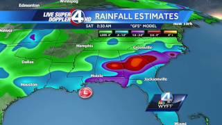 Saturated soil can&#39;t hold anymore water
