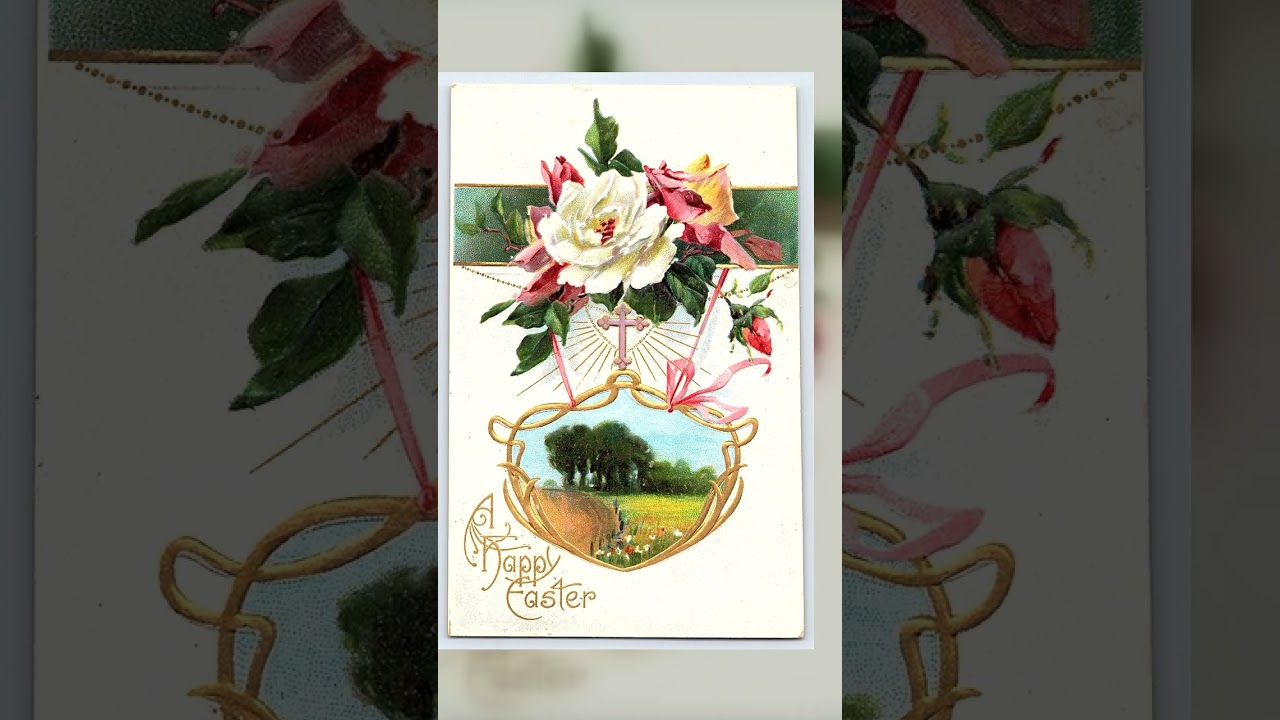 Embossed Easter Postcard, Divided Back, South Dakota, 1912 Video