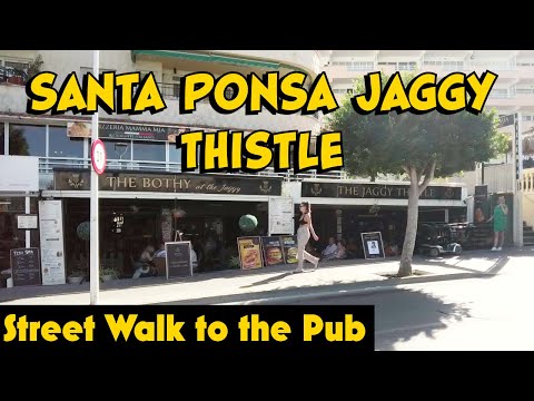MALLORCA Santa Ponsa 🏴󠁧󠁢󠁳󠁣󠁴󠁿 Scottish Pub 🍺 found! A walk to JAGGY THISTLE