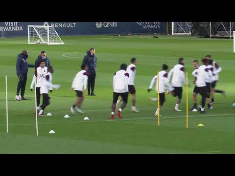 ENTRAINEMENT PSG VEILLE DE MATCH CONTRE LEIPZIG EN LIGUE DES CHAMPIONS