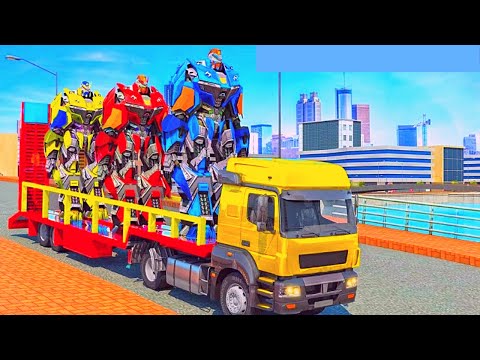 Construction Robot Transforme Futuristic Wars Android Gameplay