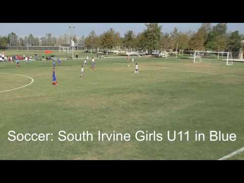 2016 South Irvine AYSO U11 Girls Soccer Goal Highlighs Oct 15