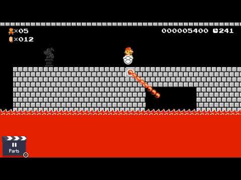Super Mario Maker 2 Story Mode Level 13 Job - Dry Bones Shell Boating