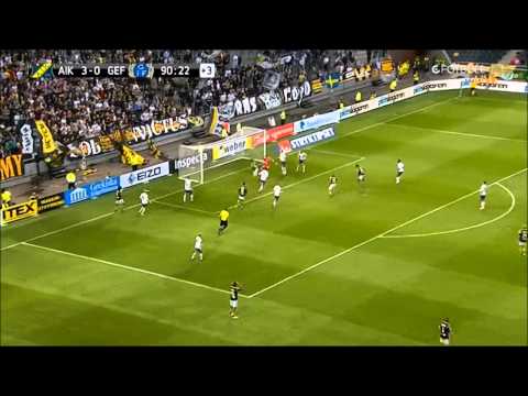 Martin Mutumba showar mot Gefle 31/8 2013