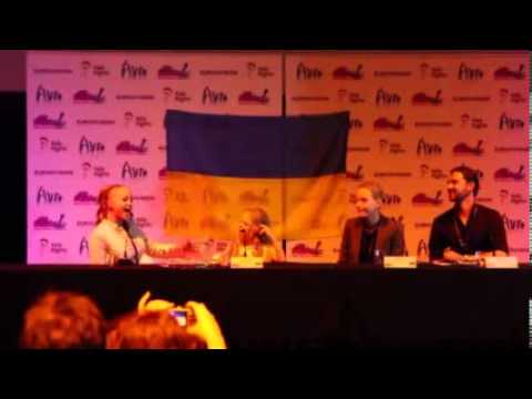 Press Conference of the Winner of the 2012 Junior Eurovision from Ukraine ESCKAZ live in Amsterdam
