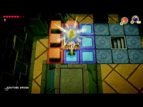 Zelda Link's Awakening - Key Cavern - Dungeon #3 + Ocarina! 100% Guide [Hero Mode] Switch Remake
