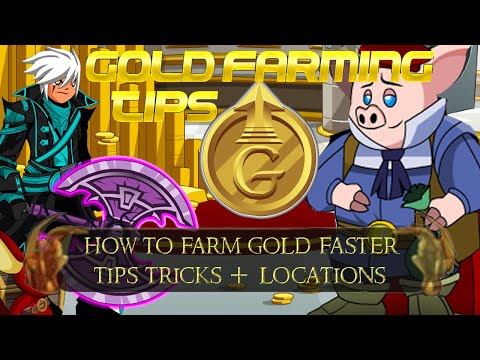 AQW How to Farm Gold Faster | Tips - Tricks + Locations!