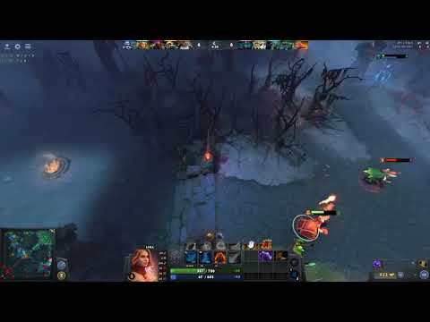 Play Lina Support Pos 4 | Dota 2 7.27c