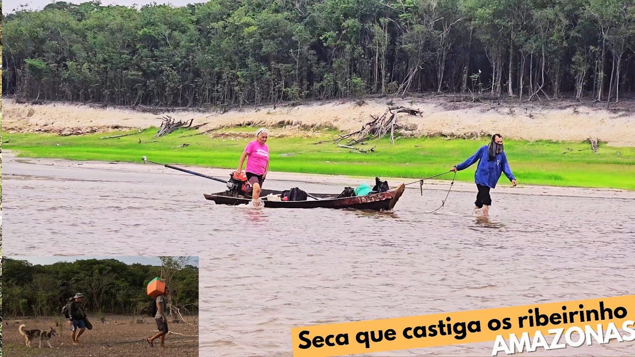 Mostrando a PIOR SECA DE TODOS OS TEMPOS que ainda castiga o POVO RIBEIRINHO do AMAZONAS