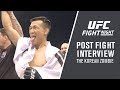 UFC Busan: Korean Zombie - "Whenever Volkanovski is Ready, I'm Ready"
