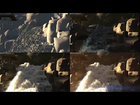 VFX Breakdown - Water & Foam simulation (Cinema 4d + XParticles + Cycles4D)