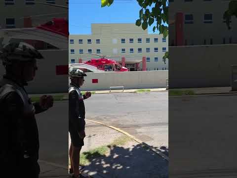 Así llegó el vuelo sanitario desde Jáchal al Hospital Rawson trasladando a una paciente