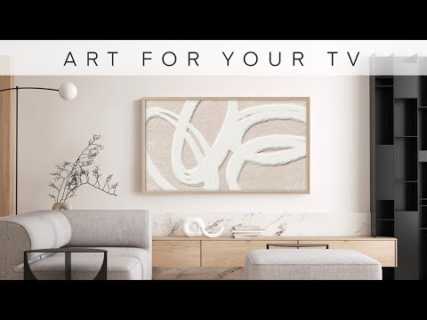 ART SCREENSAVER FOR YOUR TV | NO MUSIC | 2Hour | Abstract neutral art