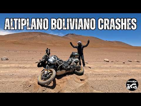 Bolivian Altiplano | Deep Sand & Crashes on a BMW R1250 GSA