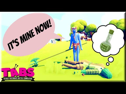 Spear Thrower & Potionseller vs Every Unit + Play Of The Game - TABS Renaissance Update