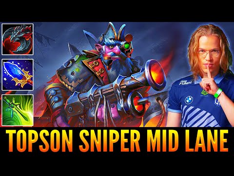 TOPSON Back To SNIPER On Mid | Ez Destroying Enemies Whole Game | Dota 2