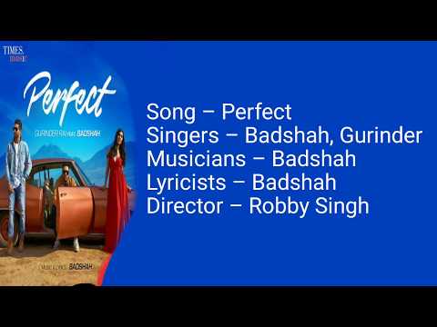 download lagu mp3 mp4 Perfect Song Lyrics Badshah, download lagu Perfect Song Lyrics Badshah gratis, unduh video klip Perfect Song Lyrics Badshah