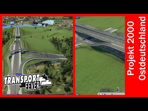Transport Fever [116] / Autobahnen rund um Dresden ( A4 A14 A17 ) / Projekt 2000 Ostdeutschland