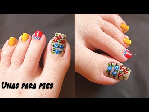 Uñas 2024 Tendencias || Diseños de uñas de pies😍 Decoracion de uñas