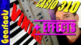 Video thumbnail for CASIO CT-310 with ZOOM BFX708 by Gearfacts