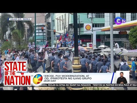 Balikatan exercise, PUV Modernization, at dagdag-sahod, ipinrotesta ng ilang grupo… SONA
