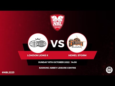 NBL1: London Lions II v Hemel Storm - 16/10/2022
