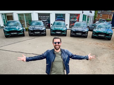 BIG DAY! Our FIVE Aston Martin DBX Have Arrived!